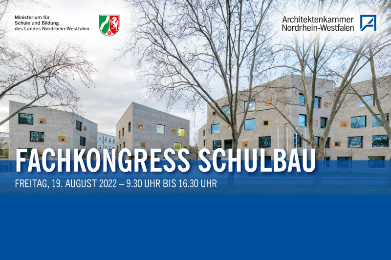 Titelseite der Architektenkammer NRW vom "Fachkongress Schulbau".